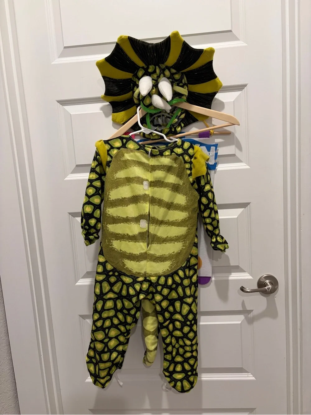 Kids Green Dinosaur Costume with Hood